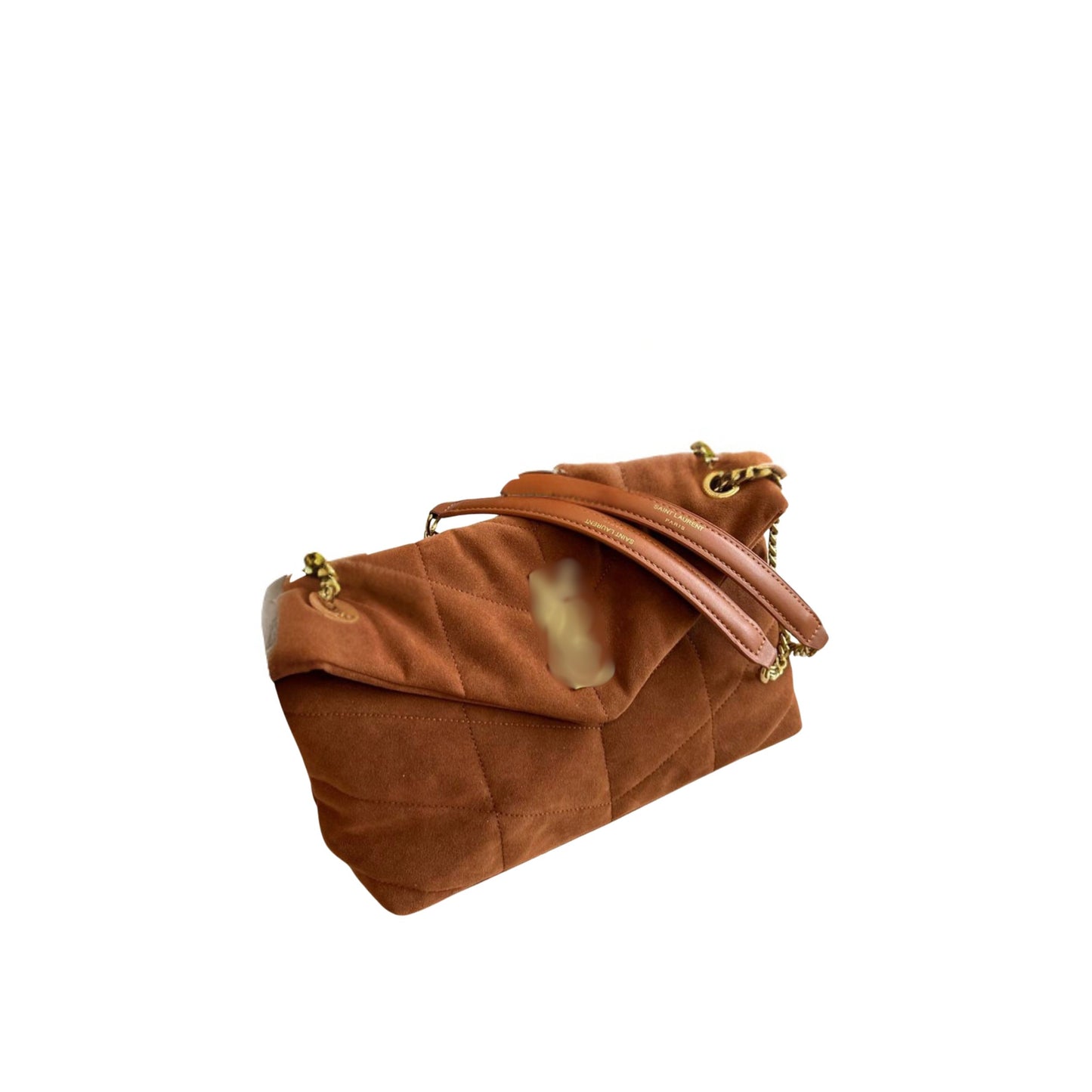 Y BROWN HANDBAG