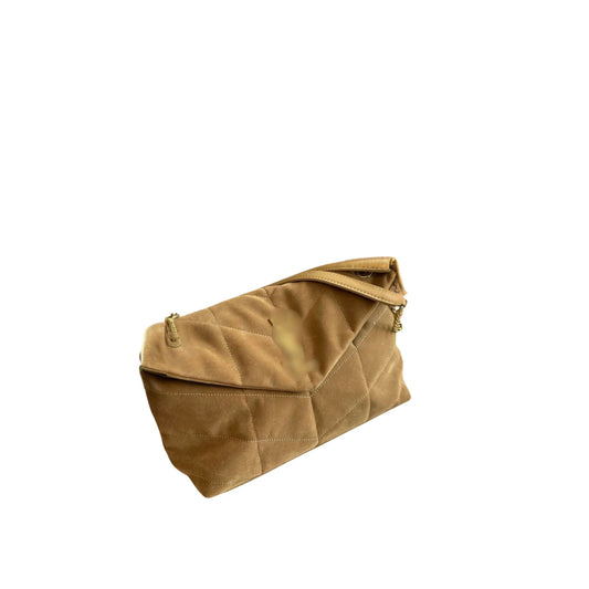 Y BROWN HANDBAG