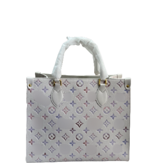 BLACK & WHITE-LV TOTE